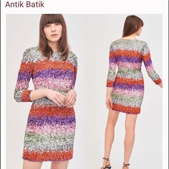 NWT Antik Batik Sophie Sequined Mini Dress - Picture 2 of 14